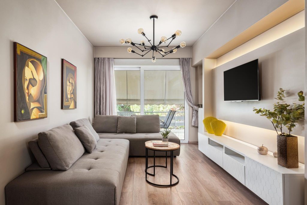 Interior of Glyfada Elegant Apartment