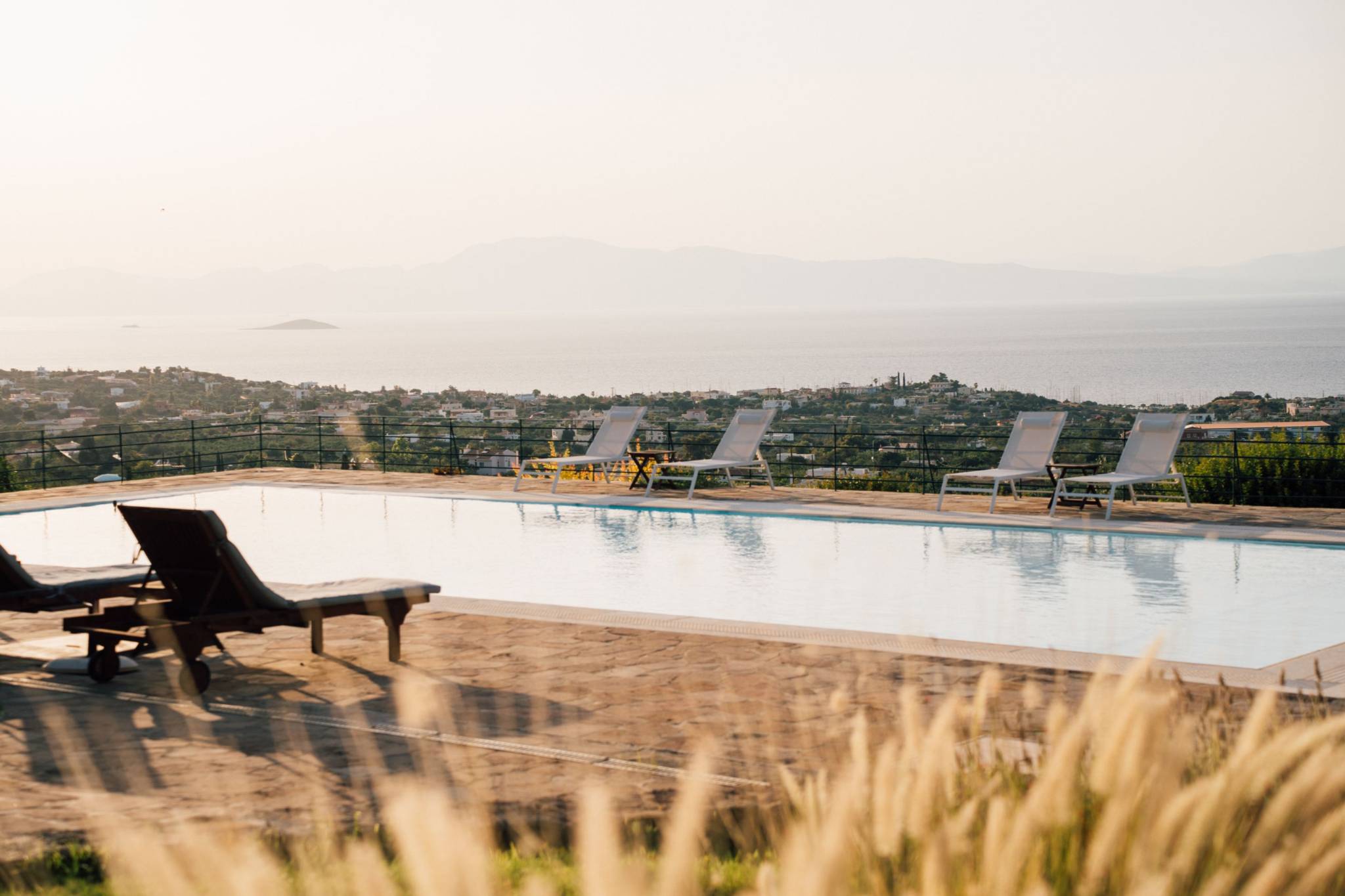 Swimming Pool Sunset