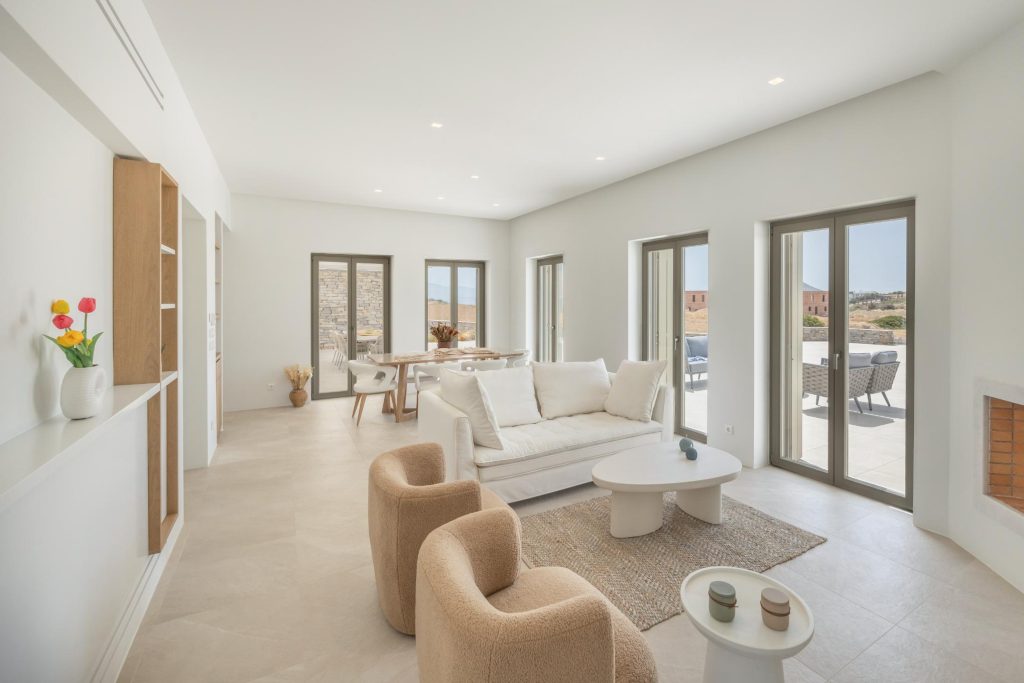 Living Room, Luxurious Villa Ioli Paros