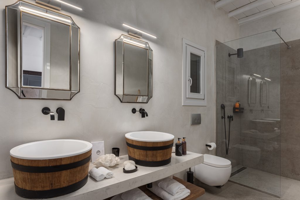 Ensuite Bathroom, Villa Daloli Mykonos