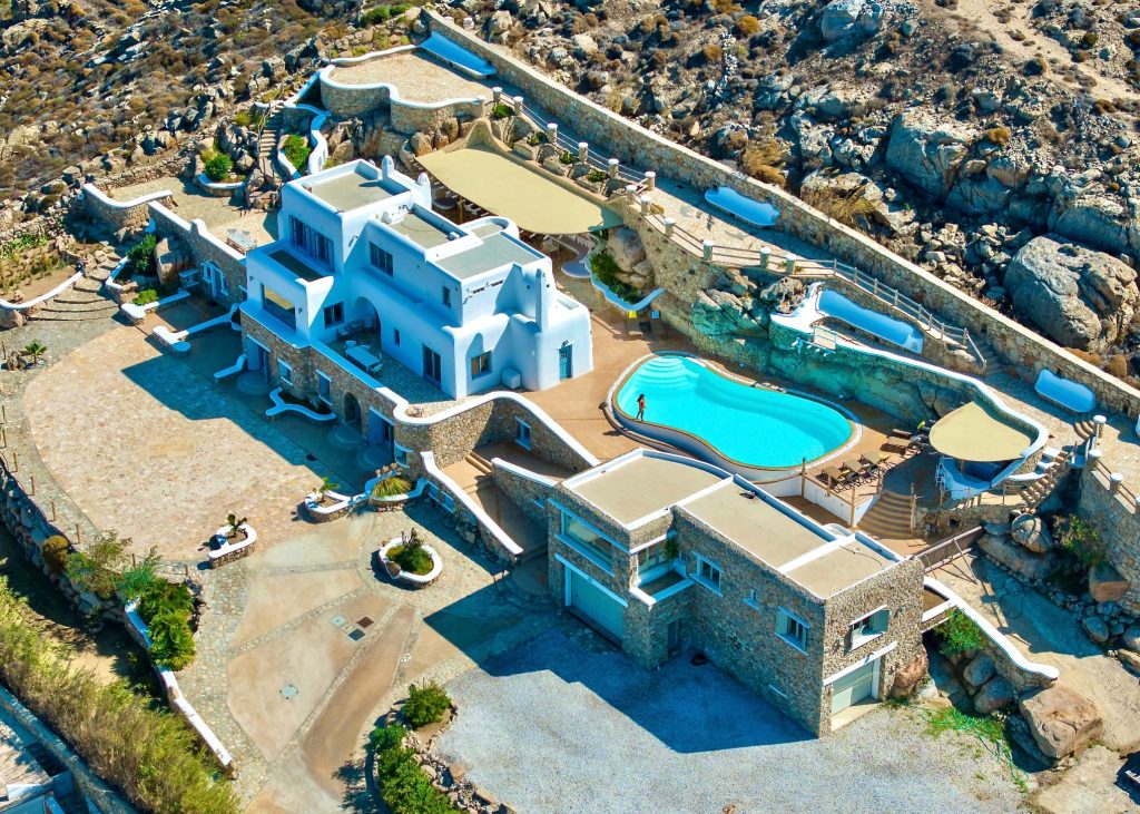 Aerial View, Gran Kanalia Villa Mykonos