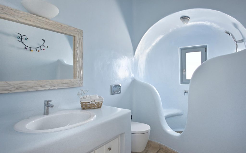 Ensuite Bathroom, Gran Kanalia Villa Mykonos