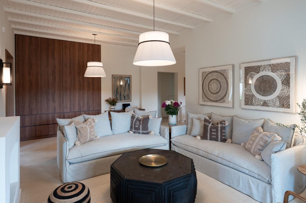 Living Room, Sounio Poseidon Villa