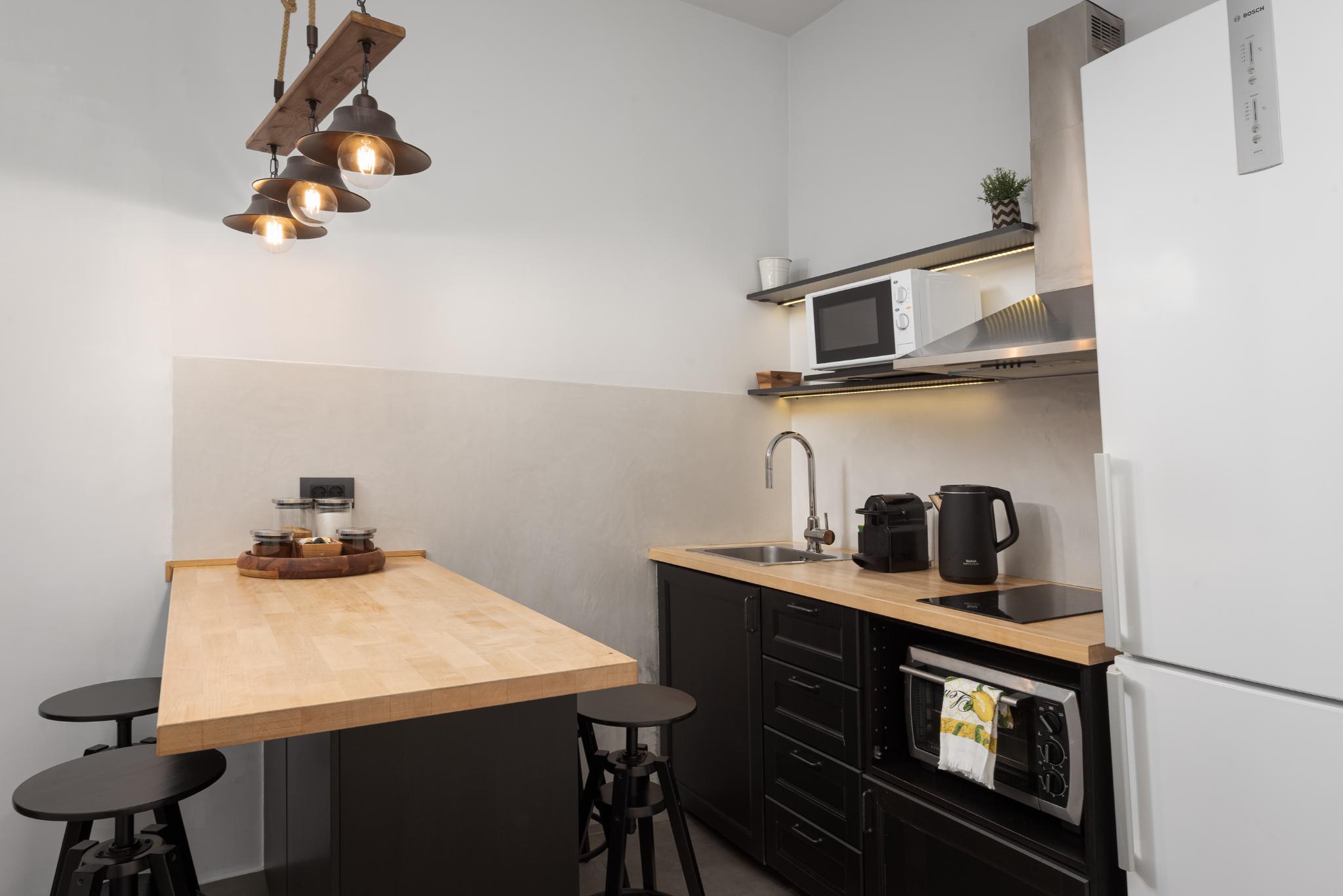 Fully Equipped Kitchen, Acropolis Atmospheric Apartment