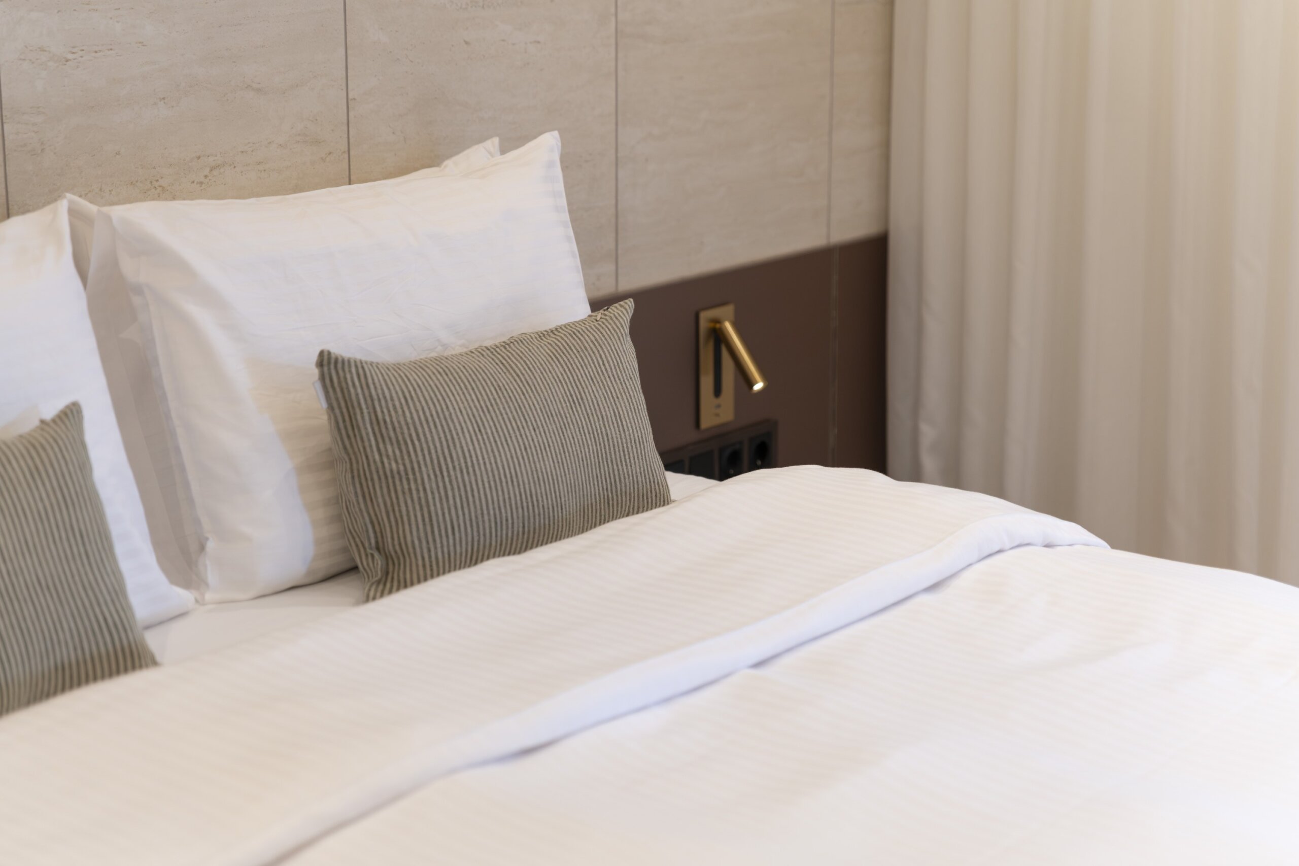 Bedroom with queen size bed at Acropolis Luxury Penthouse in Koukaki, Athens