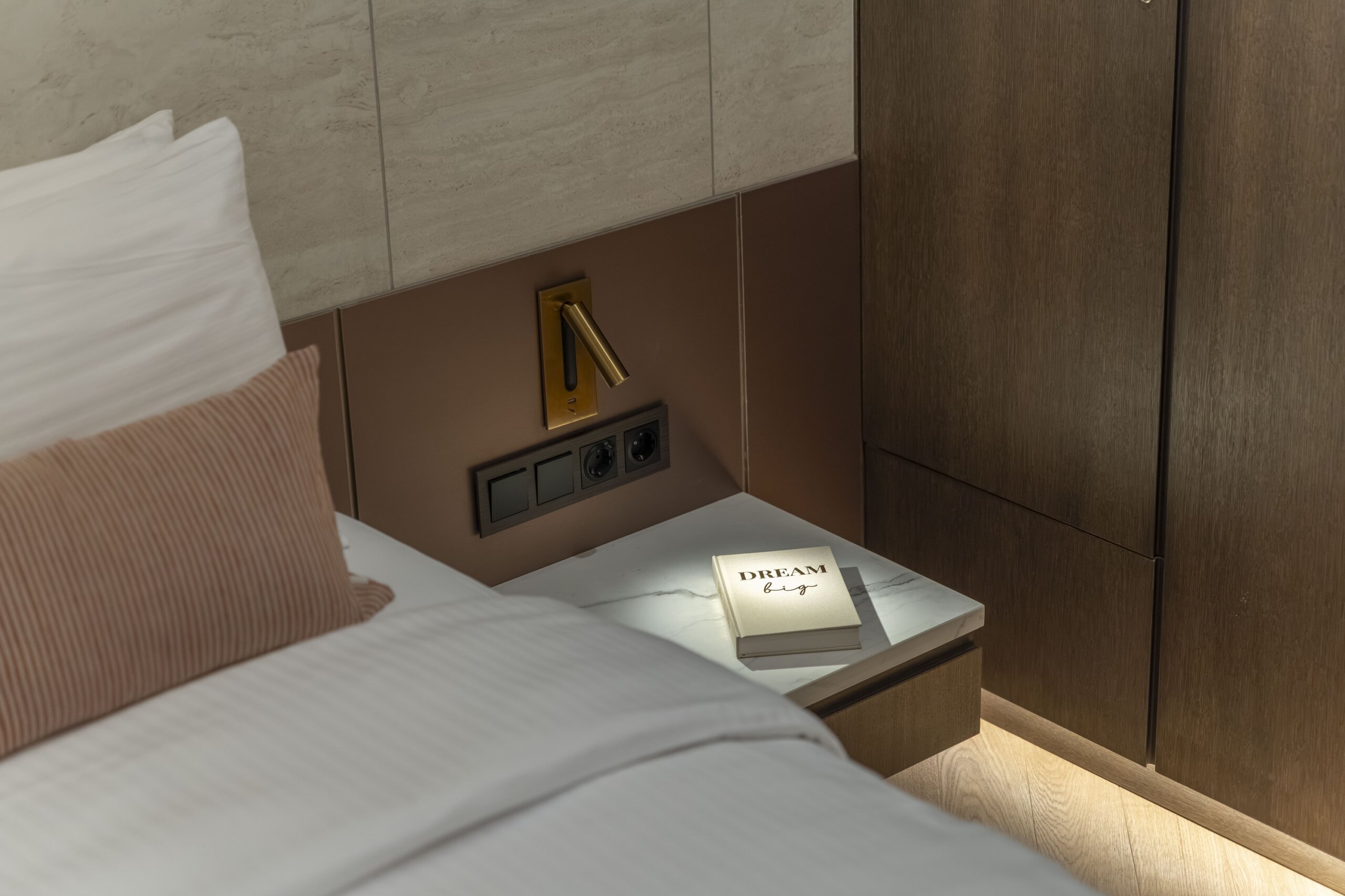 Bedroom with queen size bed at Acropolis Luxury Penthouse in Koukaki, Athens