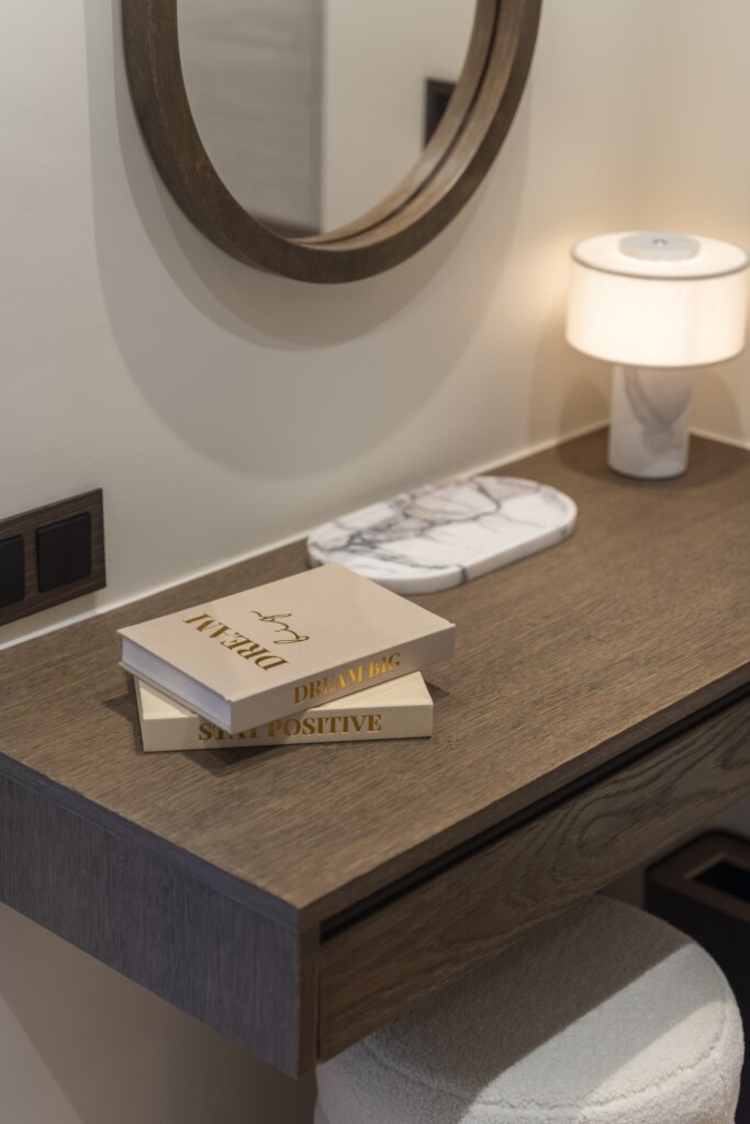 Bedroom with queen size bed at Acropolis Luxury Penthouse in Koukaki, Athens