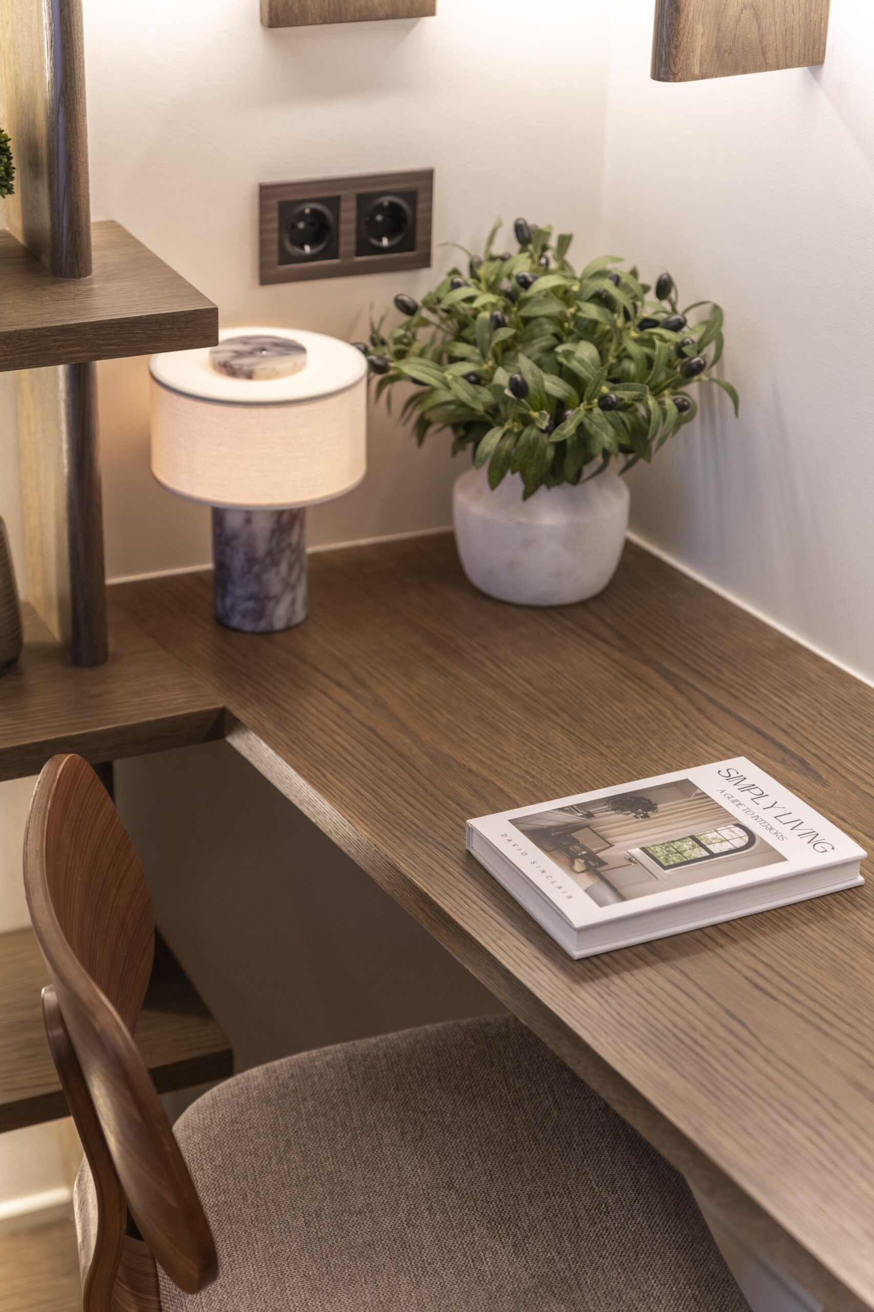 Open plan living room and fully equipped kitchen at Acropolis Luxury Penthouse in Koukaki, Athens