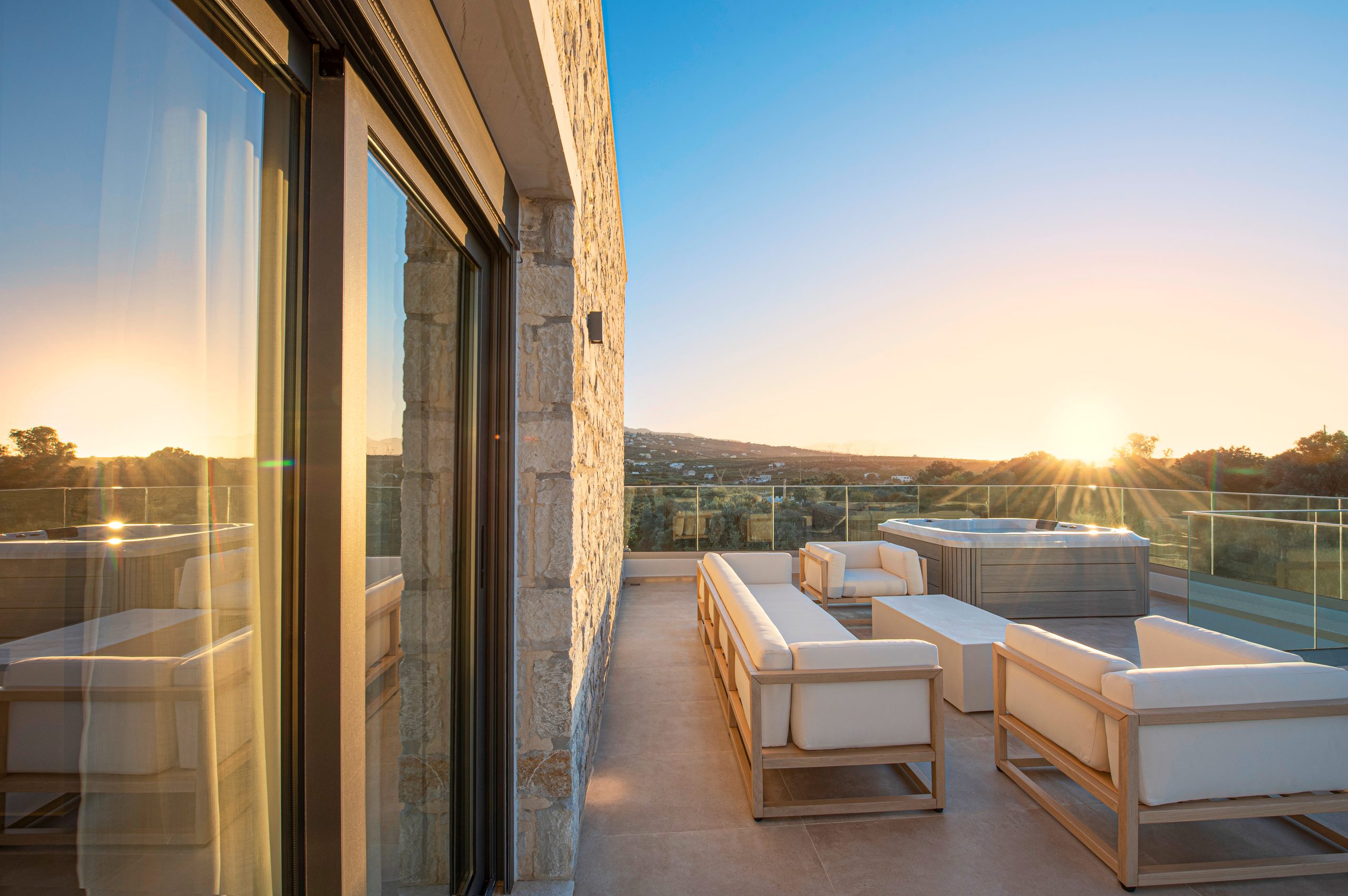 Black Olive Villa One private pool and outdoor areas in Pigi, Rethymno, Crete