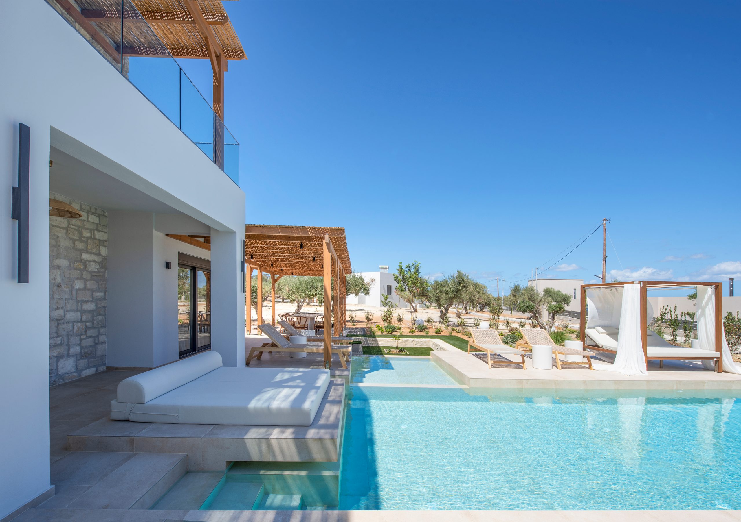 Black Olive Villa One private pool and outdoor areas in Pigi, Rethymno, Crete
