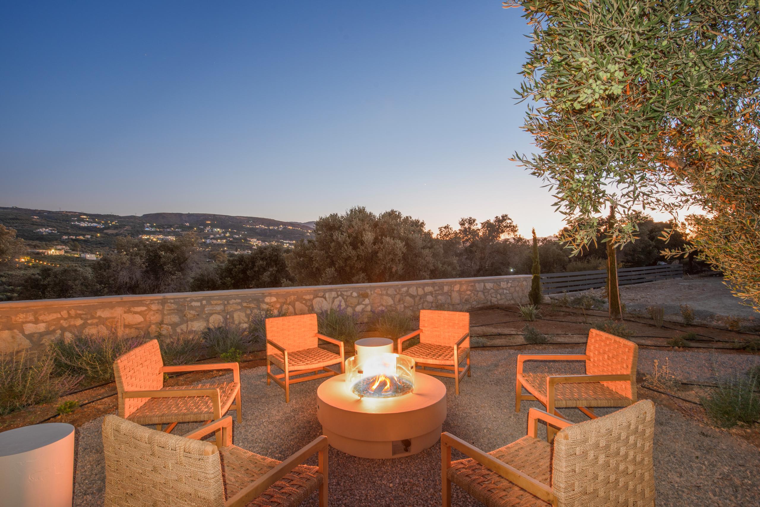Black Olive Villa One private pool and outdoor areas in Pigi, Rethymno, Crete