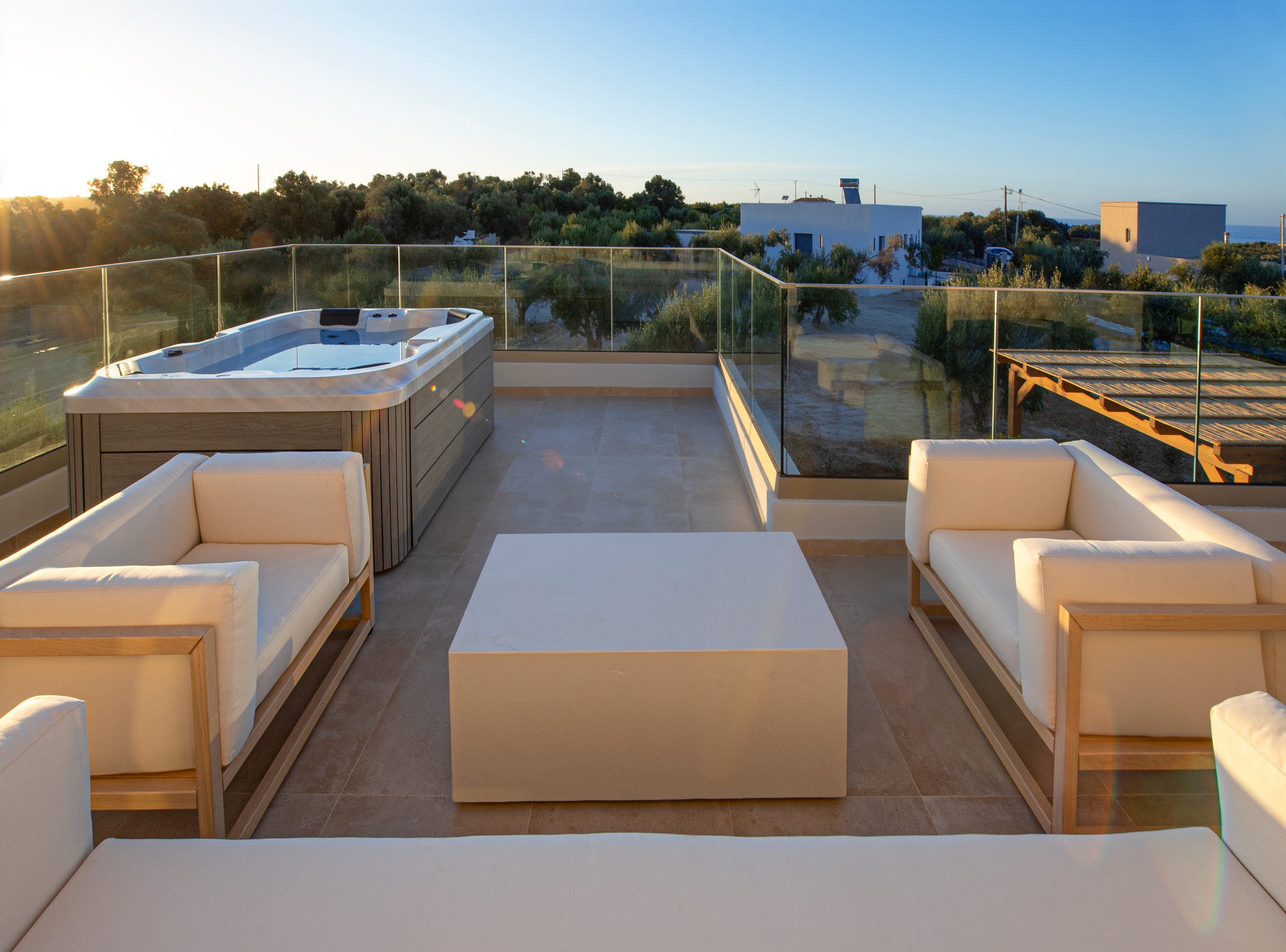 Black Olive Villa One private pool and outdoor areas in Pigi, Rethymno, Crete
