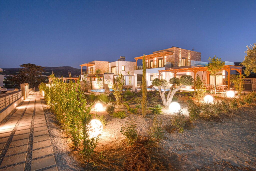 Black Olive Villa One private pool and outdoor areas in Pigi, Rethymno, Crete
