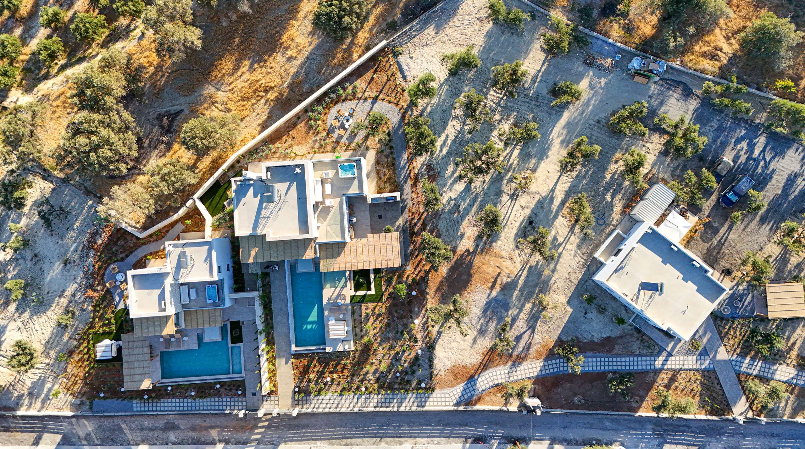Black Olive Villa One private pool and outdoor areas in Pigi, Rethymno, Crete