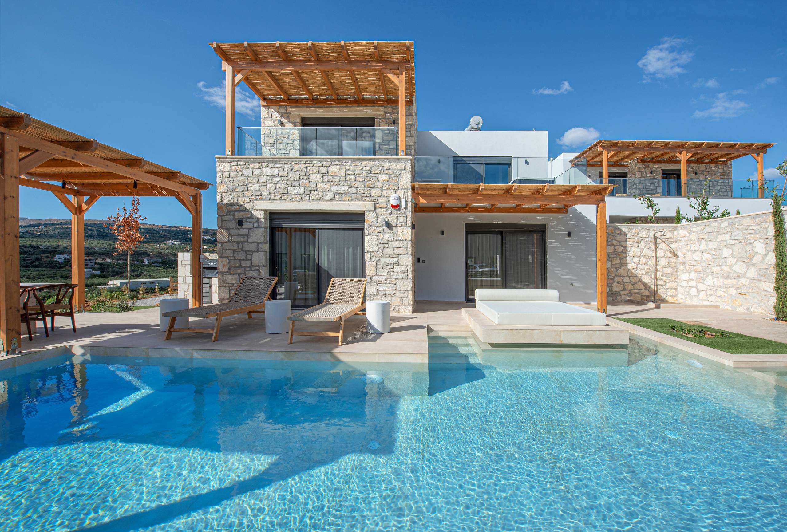 Black Olive Villa Two private pool and outdoor areas in Pigi, Rethymno, Crete