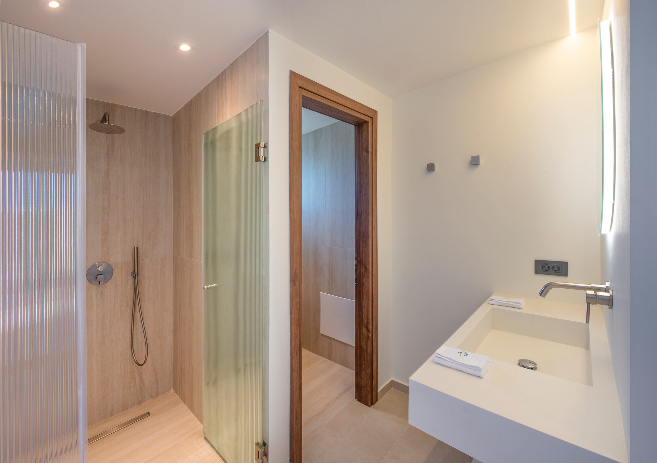 Black Olive Villa Two bathroom in Pigi, Rethymno, Crete