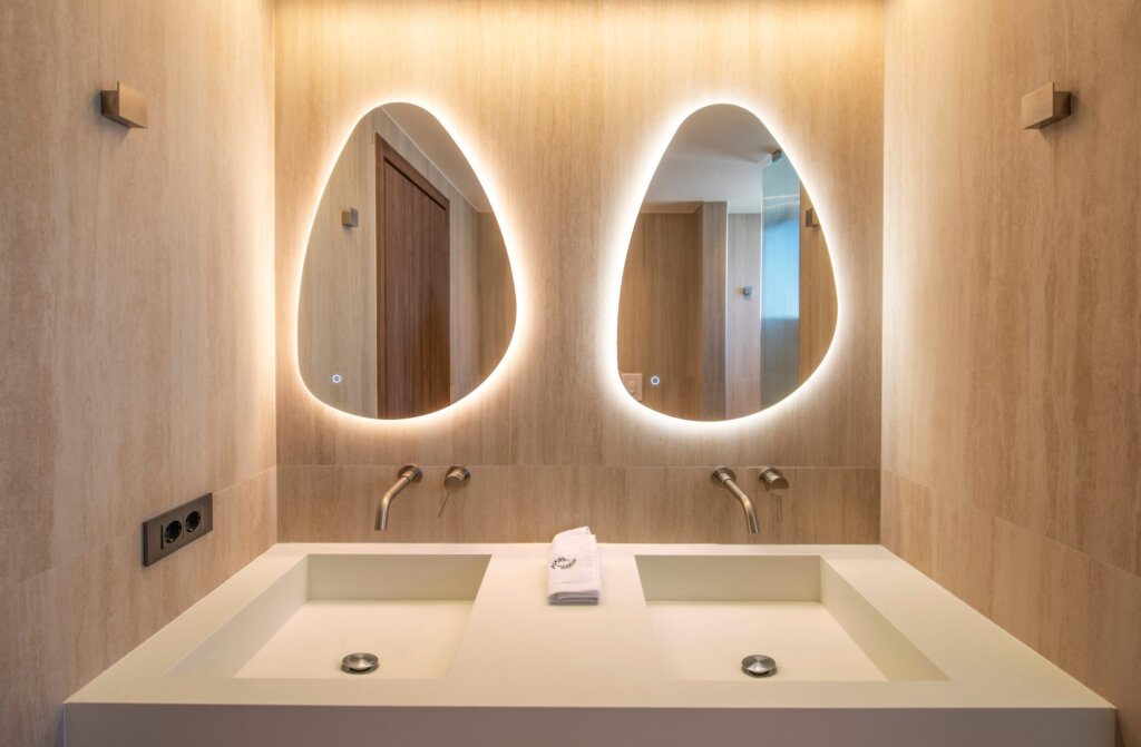 Black Olive Villa Two bathroom in Pigi, Rethymno, Crete