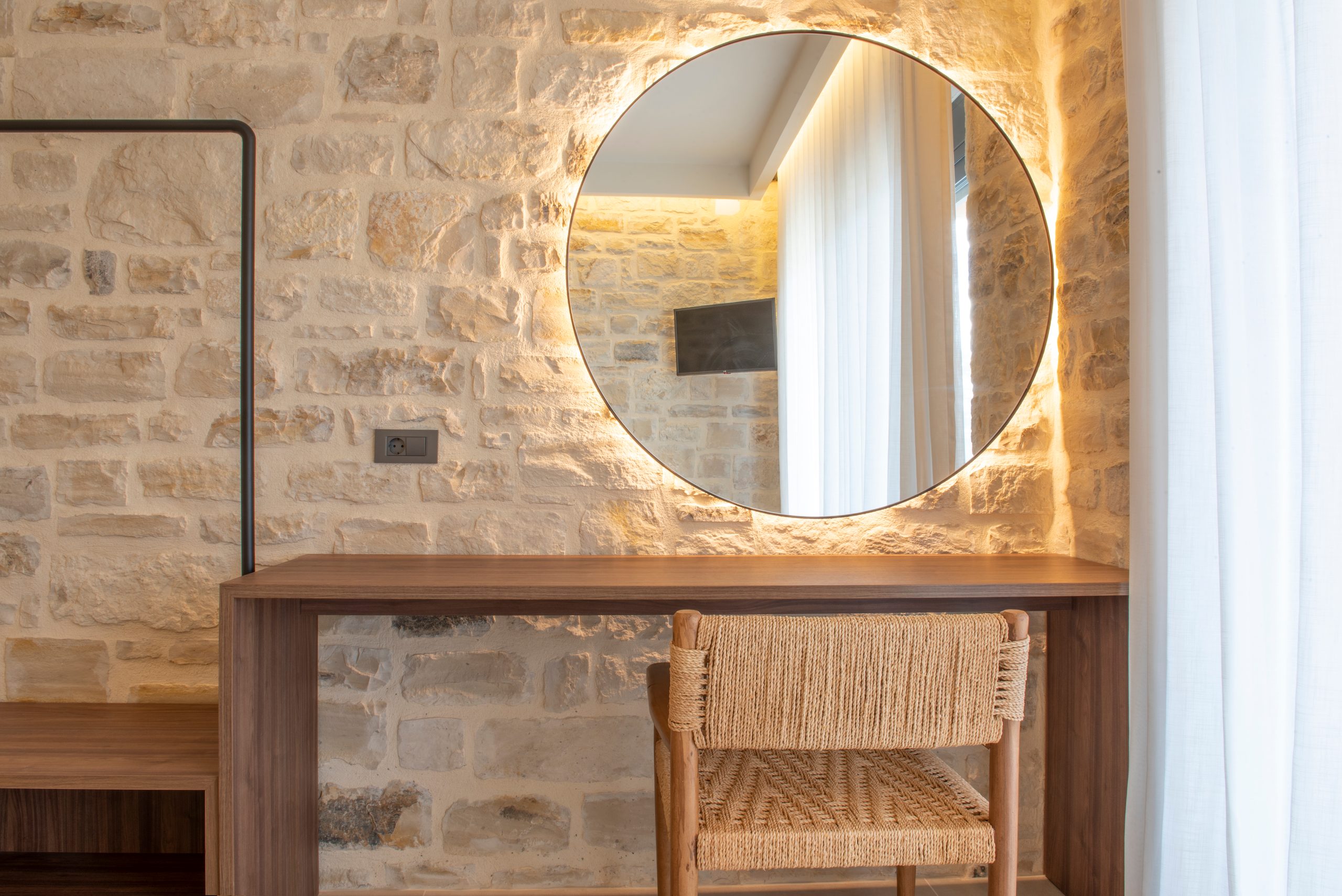 Black Olive Villa Two living, dining and kitchen area in Pigi, Rethymno, Crete