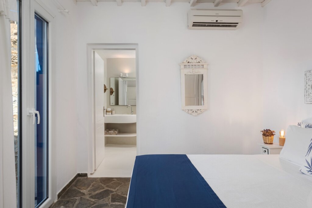 Venus View Villa with Private Pool & Sea View bedroom 1 in Ano Mera, Mykonos