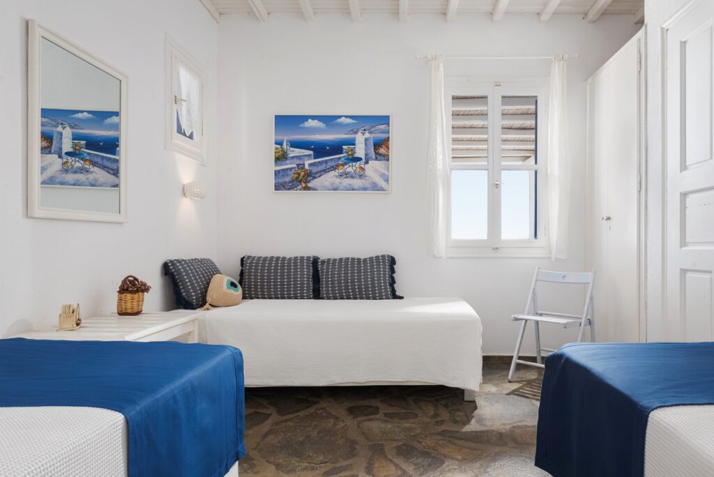 Venus View Villa with Private Pool & Sea View bedroom 2 in Ano Mera, Mykonos