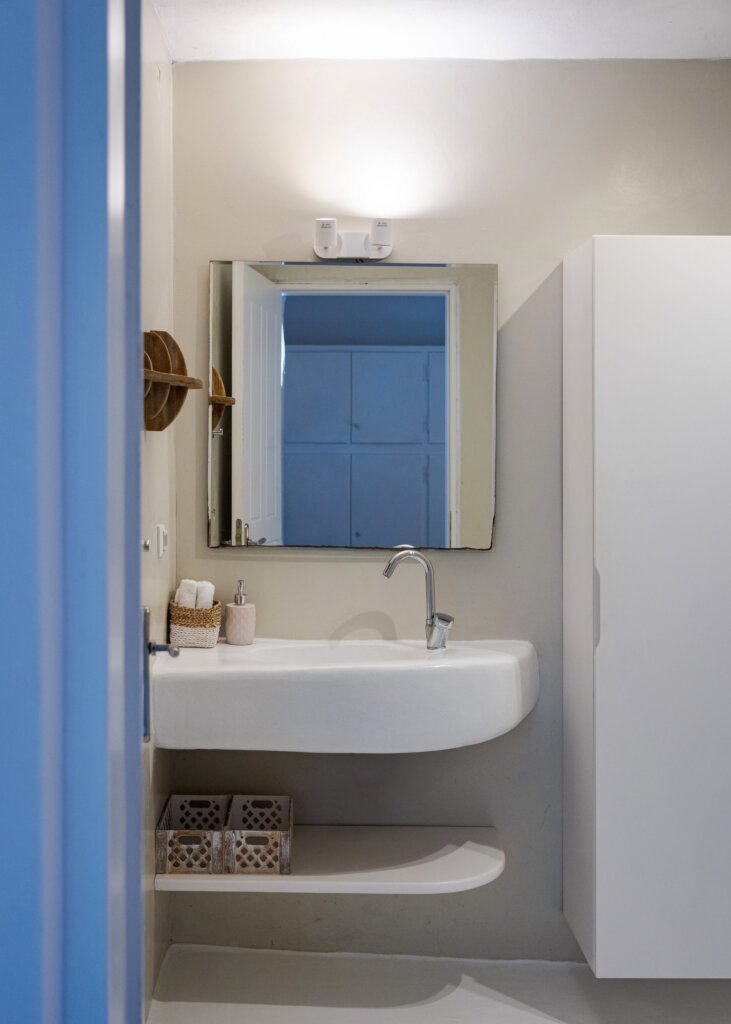 Venus View Villa with Private Pool & Sea View bathroom 1 in Ano Mera, Mykonos