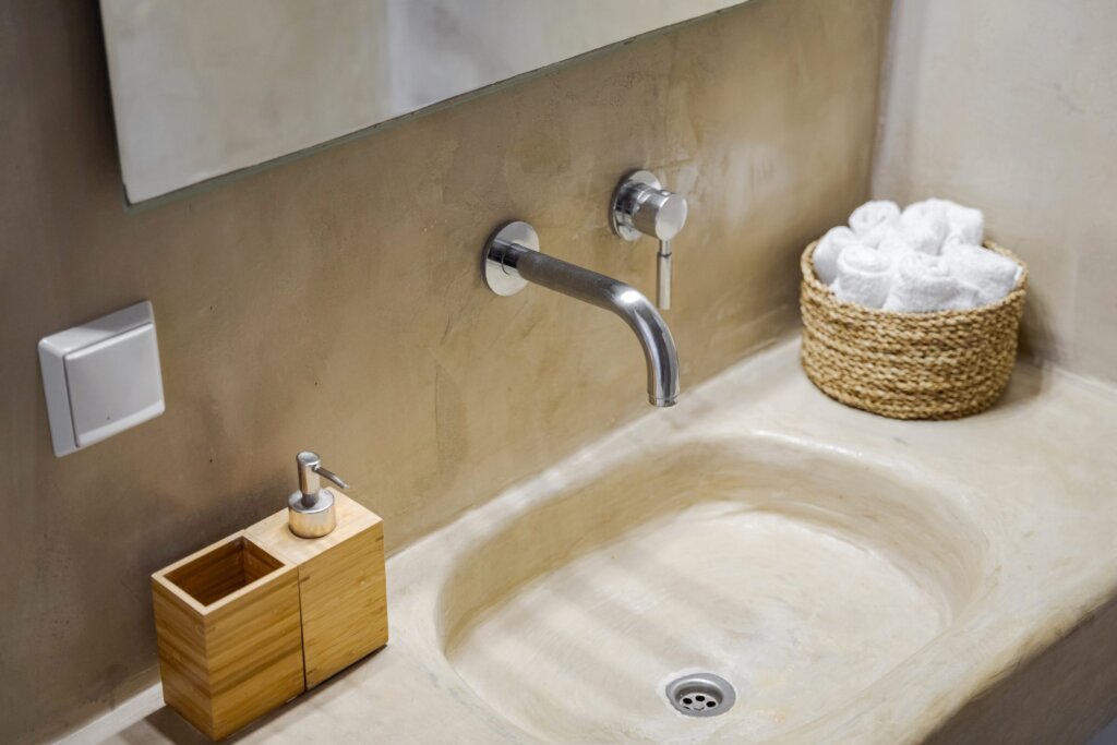 Venus View Villa with Private Pool & Sea View bathroom 2 in Ano Mera, Mykonos
