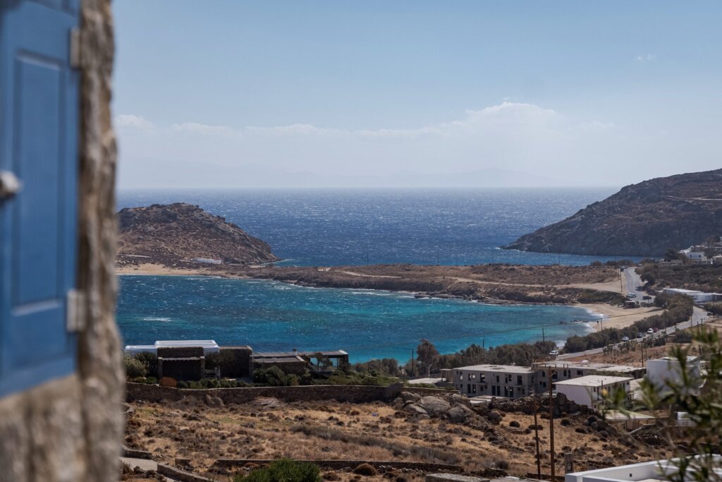 Venus View Villa with Private Pool & Sea View outdoor areas and views in Ano Mera, Mykonos